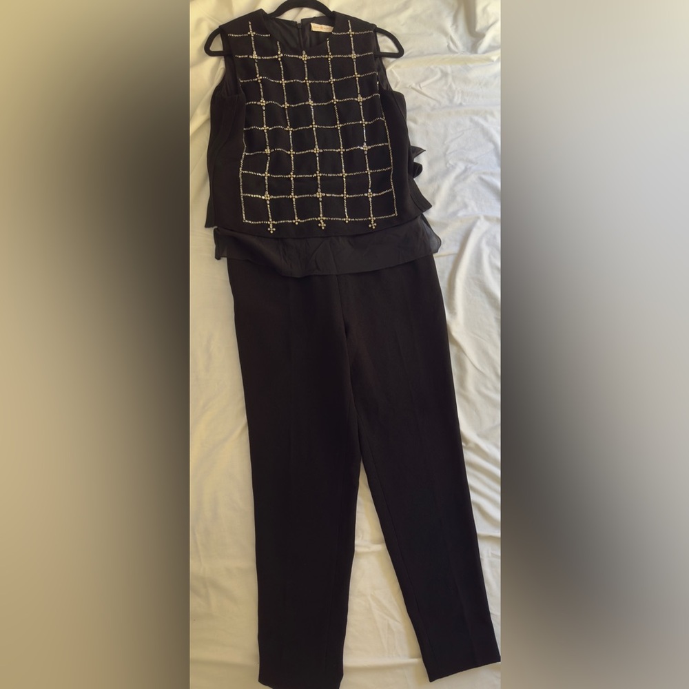 Tory Birch Elegant Black Women's Jumpsuit